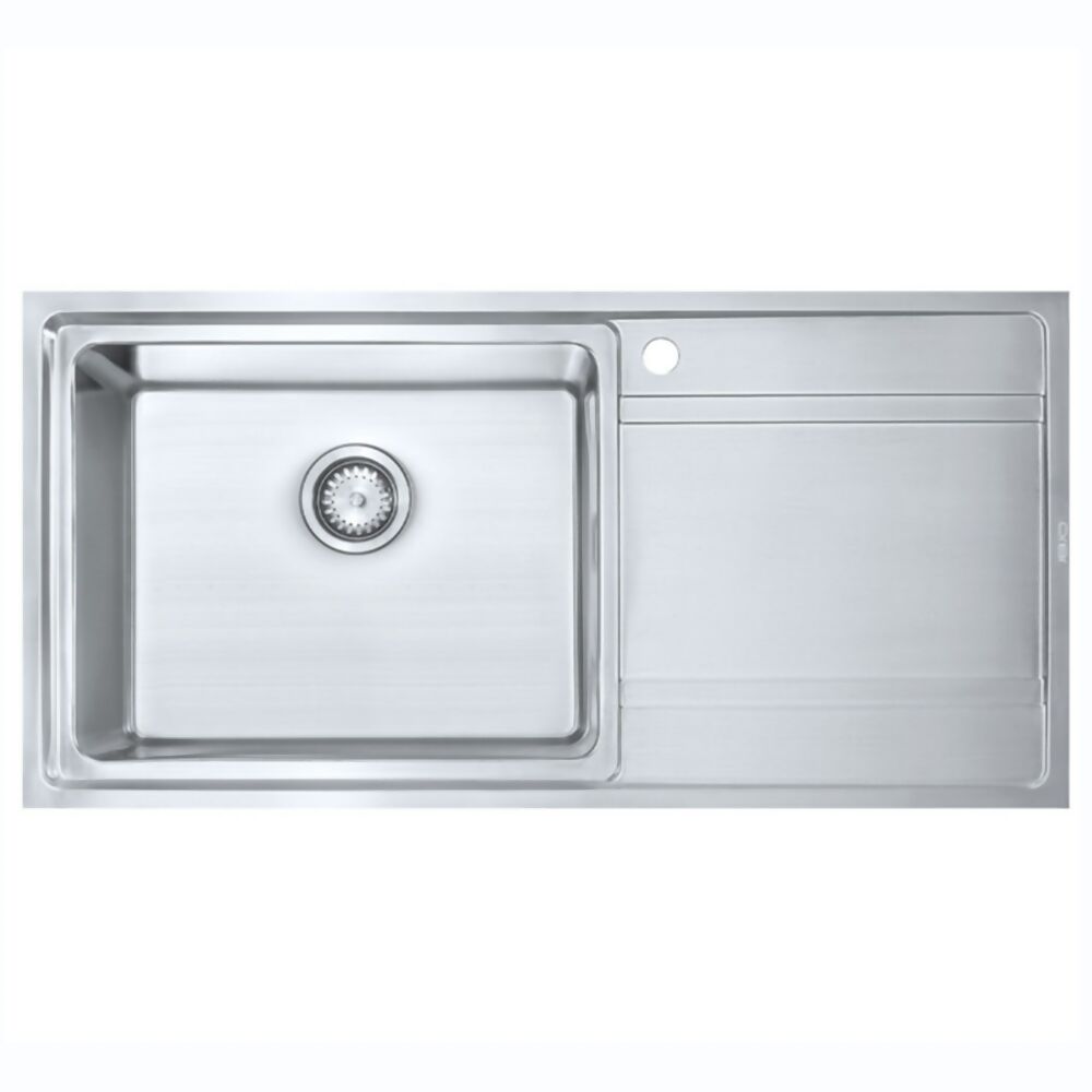VELOREUNO 100I LARGE SINK,Stainless Steel Sink,1810 Company UK,www.work-tops.com