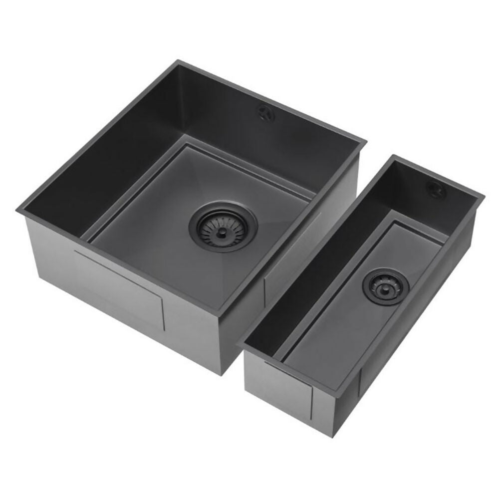 AXIXUNO SET A - 355U & 150U FULL HALF BOWL SINK,Stainless Steel Sink,1810 Company UK,www.work-tops.com