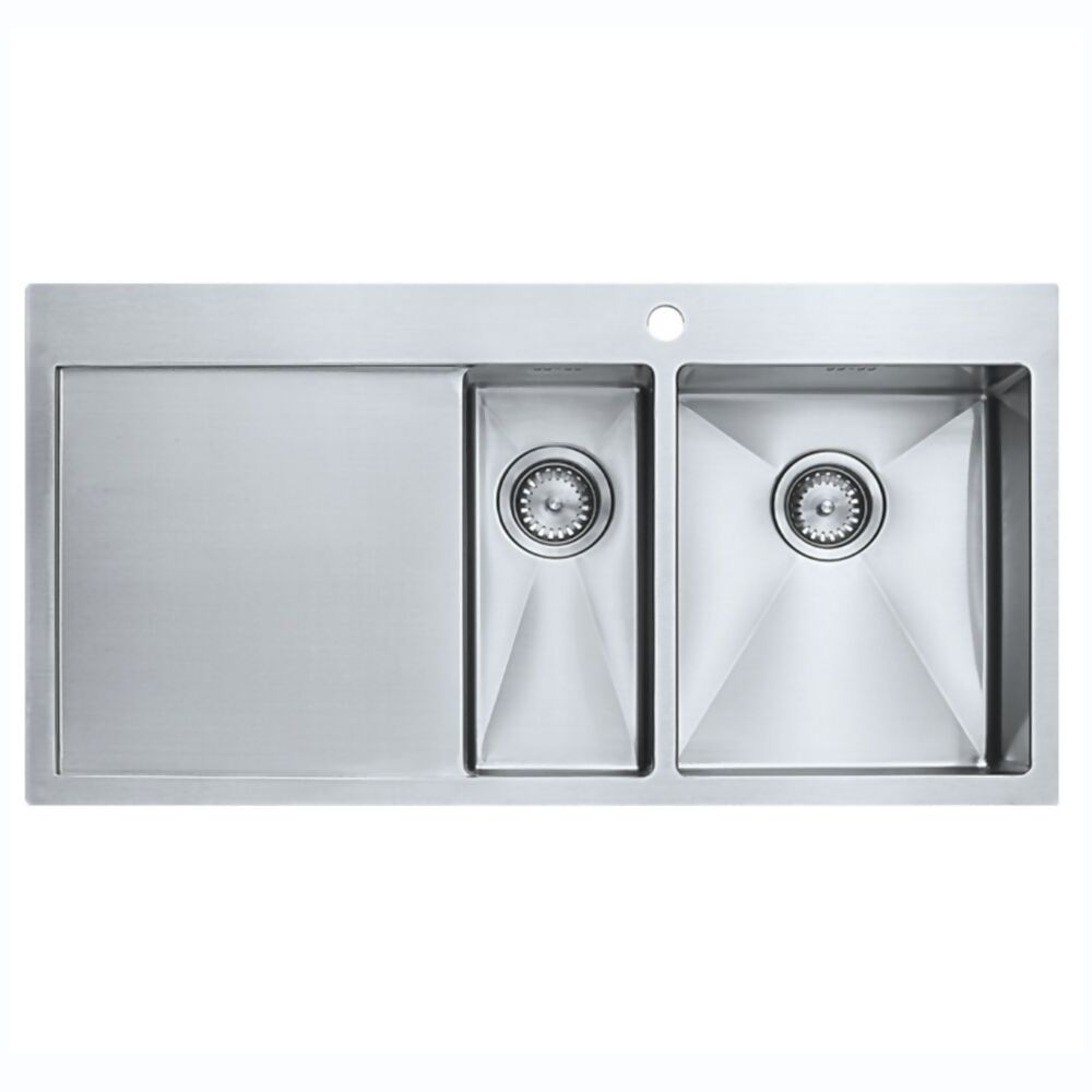 ZENDUO15 6 I-F BBR SINK,Stainless Steel Sink,1810 Company UK,www.work-tops.com