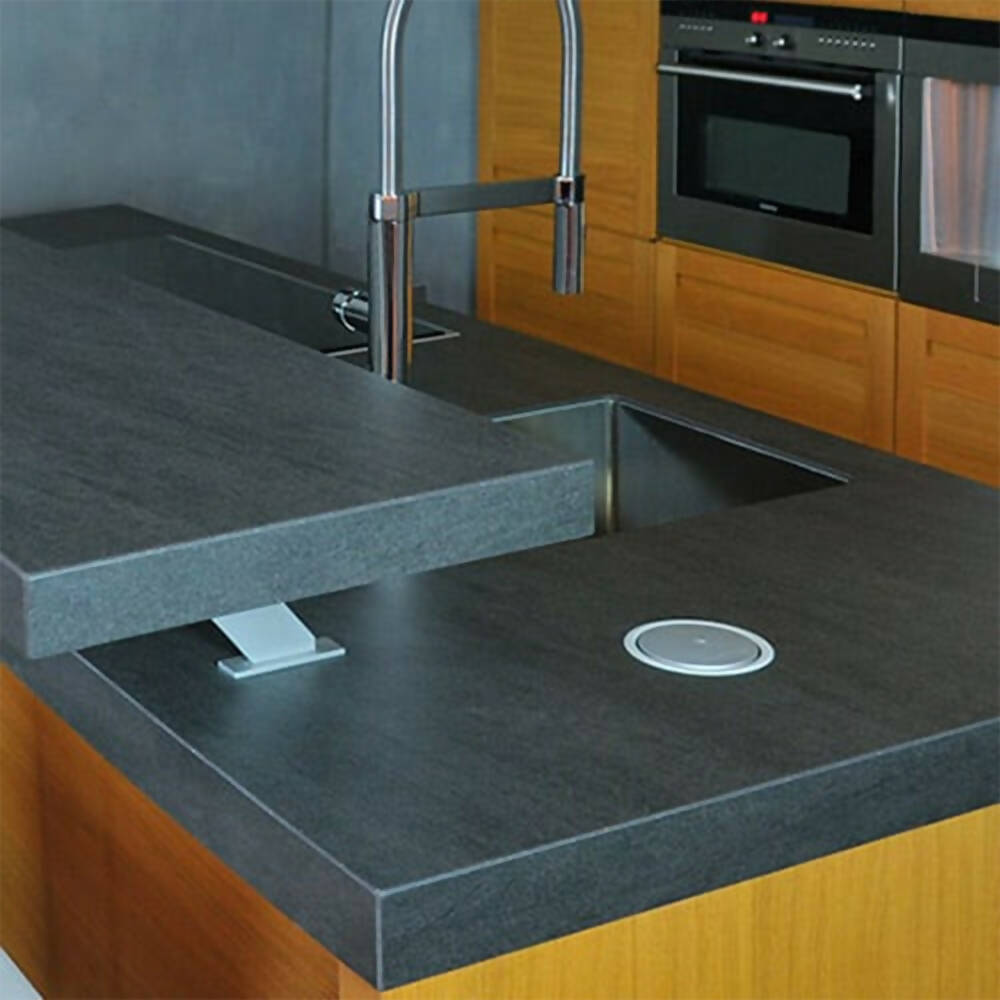 BASALT BLACK PORCELAIN,Porcelain,Cullifords,www.work-tops.com