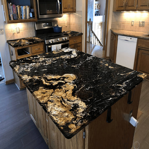 FUSION BLACK QUARTZITE | www.work-tops.com