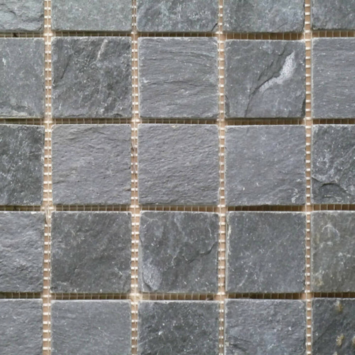 IMPERIAL BLACK SLATE MOSAIC TILES