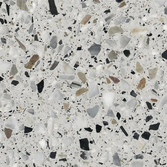 Nougat Terrazzo in UK| White kitchen