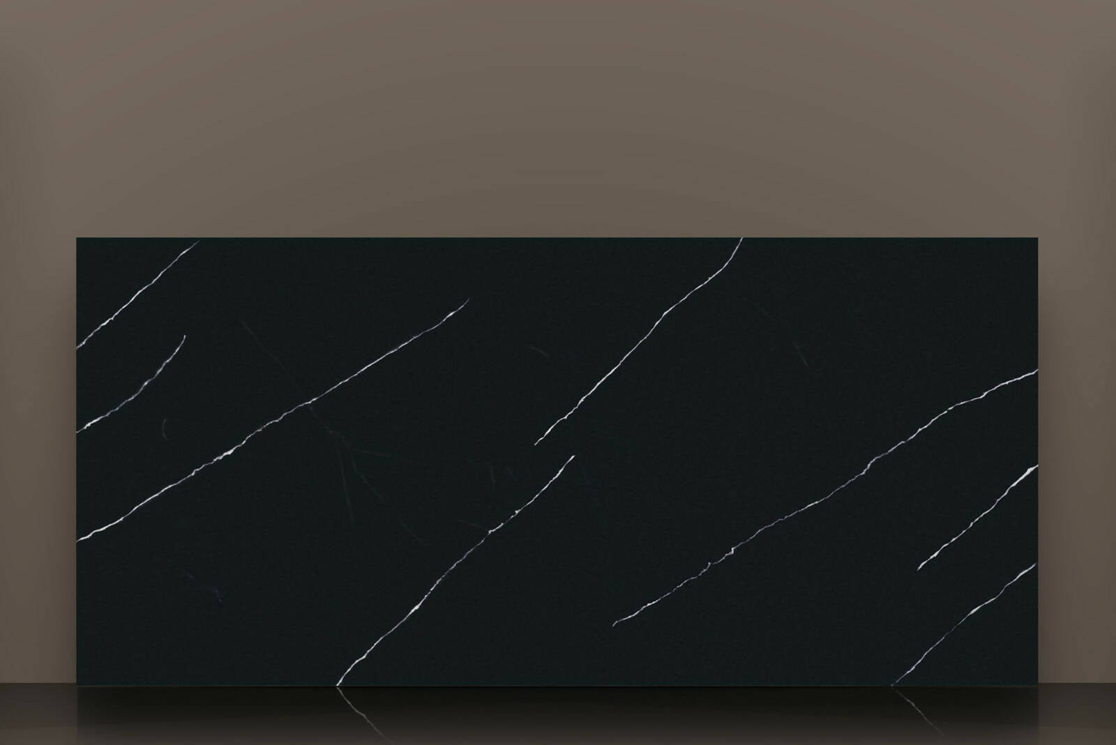 ANTOLINI NERO MARQUINA BOOKMATCHED QUARTZ,Quartz,Sonic Stone,www.work-tops.com